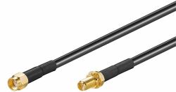Microconnect 51675 cavo coassiale 1 m RP-SMA Nero (WLAN ANTENNA EXTENSION CABLE - RP-SMA PLUG <gt/> RP-SMA JACK - - 1M RP-SMA plug <gt/> RP-SMA jack - Warranty: 36M)