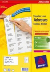 Avery L7160-40 etichetta per corrispondenza Bianco (Addressing Label White - Warranty: 12M)