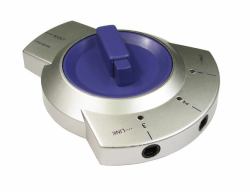 Cables Direct 3-TOSSWITCH Metálico, Violeta interruptor de sonido (CDL 3 Port TOSLINK Switch)