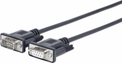 Vivolink PRORS15 cable de serie Negro 15 m RS-232 (PRO RS232 CABLE M - F - . - Warranty: 1188M)