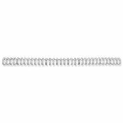 Fellowes 54450 cubierta Plata 100 pieza[s] (Fellowes 54450 6mm Silver Wires)