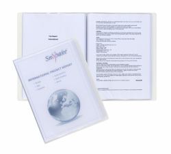 Snopake 11941 portafolio para presentaciones 20 bolsillos A5 (Snopake Presentation Display Book 20 pocket / 40 sides to view A5 Clear- 1 Book)