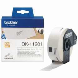 Brother DK-11201 cinta para impresora de etiquetas Negro sobre blanco (STANDARD ADDRESS LABELS - 400 ETIQUETAS 29X90MM)