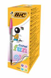 BIC Cristal Fun Rosa Bolígrafo 20 pieza[s] (BIC Cristal Fun Pink Ballpoint Pen Large Pack of 20)