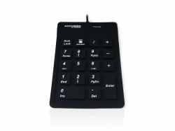 Accuratus AccuMed 100 tastierino numerico Universale USB Nero (Accuratus AccuMed 100 - USB Sealed IP67 Antibacterial Clinical / Medical Keypad - BLACK. Supplied by Hypertec [1Year warranty])