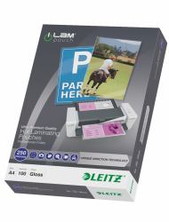 Leitz iLAM UDT plastificador 100 pieza[s] (Leitz 74840000 A4 UDT iLAM 2 x 250 Micron Pouch 100Pk)