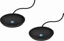 Logitech 989-000171 micrófono Negro Micrófono de superficie para mesa (Logitech ConferenceCam GROUP Expansion Microphones)