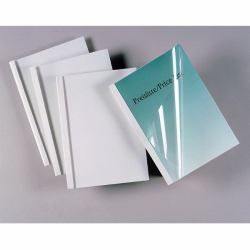 GBC Carpeta Térmica Ibicover 3 mm [Caja 100] (GBC IB370021 A4 Clear White Gloss Thermal Binding Cover 3mm Pack of 100)