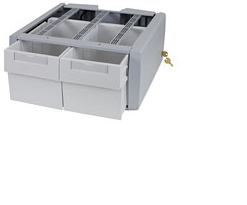 Ergotron 97-993 accesorio de carrito para portátil y ordenador Gris, Blanco Cajón (STYLEVIEW SUPPLEMENTAL TALL - DOUBLE STORAGE DRAWER)