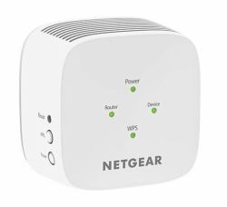 NETGEAR EX3110 Ricevitore e trasmettitore di rete Bianco 10, 100, 300 Mbit/s (AC750 WALLPLUG EXTENDER [EX6110])