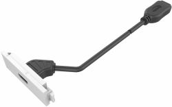 Vision TC3 HDMI toma de corriente (Modular AV faceplate component - HDMI module - female socket on front with tail at rear with female connector - HDMI v2.0 - 8k at 60 hz - awg 28 - total length 20...