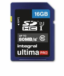 Integral INSDH16G10-80U1 memoria flash 16 GB SD UHS-I (16GB SDHC CL10 UHS 1 U1 80 MBS INTEGRAL)