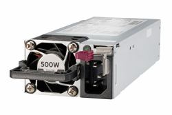 HPE 500W Flex Slot Platinum Hot Plug Low Halogen Power Supply Kit (HPE 500W Flex Slot Platinum - Warranty: 90 days only)