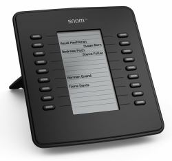 Snom D7 IP módulo adicional [add-on] Negro 18 botones (SNOM D7 KEYPAD BLACK - FOR 715 D715 720 D725 760 D765)