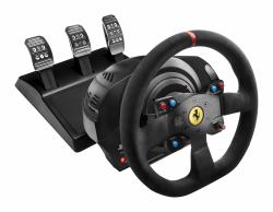 Thrustmaster T300 Ferrari Integral Racing Wheel Alcantara Edition Negro Volante + Pedales Analógico/Digital PC, PlayStation 4, Playstation 3 (Thrustmaster Ferrari T300 Integral Rac)