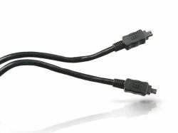 Conceptronic FireWire Cable 4-p 1.8m 1,8 m Nero (Firewire Cable 4-P 1.8M Black - Warranty: 12M)