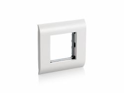 Equip 125461 placa de pared y cubierta de interruptor Blanco (French Modular Faceplate - - Window - Warranty: 12M)