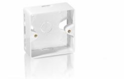 Equip 125560 caja de tomacorriente Blanco (Universal surface mounting box - Universal Surface Mounting - Back Box, 80 mm, 80 mm, 35 mm, 56 g, 95 mm, 85 mm - Warranty: 12M)
