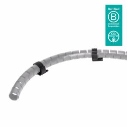 Dataflex Organizador cubrecables clips de montaje [5 unidades] (Dataflex Addit cable eater 15/25 mm - mounting clips 903 - black [1Year warranty])