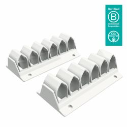 Dataflex 34.300 abrazadera para cable Blanco 2 pieza[s] (Dataflex Addit cable wave 300 - white [1Year warranty])