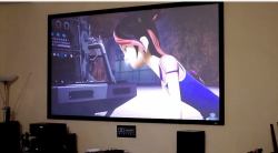 Elite Screens R100WV1 pantalla de proyección 2,54 m [100"] 4:3 (Fixed Frame - Fixed Frame 203cm x 152cm Viewing Area 100" Diagonal 4:3 Format Black Frame ezFrame)
