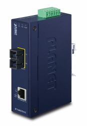 PLANET IFT-802TS15 convertitore multimediale di rete 100 Mbit/s 1310 nm Modalità singola Blu (IFT-802TS15 network media - converter 100 Mbit/s 1310 nm - Single-mode Black MOQ 300 pcs Fast Ethernet...