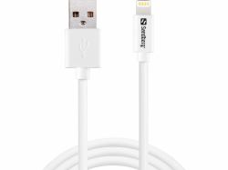 Sandberg USB>Lightning 2m AppleApproved (USB to Lightning 2m - AppleApproved - USB<gt/>Lightning 2m AppleApproved, 2 m, Lightning, USB A, White, Straight, - Warranty: 60M)