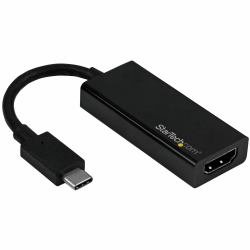 StarTech.com Adaptador Gráfico USB-C a HDMI 4K60Hz - Conversor de Vídeo USB Tipo C a HDMI - Compatible Thunderbolt 3 - Dongle (USB C TO HDMI ADAPTER DONGLE 4K - 60 USB-C TO HDMI VIDEO CONVERTER)