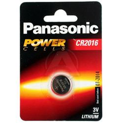 Panasonic CR2016 household battery Single-use battery Lithium (Battery 3V 85mAh Blister - CR2016 120 pcs - Warranty: 12M)