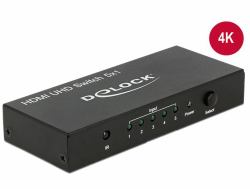 DeLOCK 18685 interruptor de video HDMI (Delock HDMI UHD Switch 5 x HDMI in > 1)