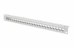 Digitus Pannello patch modulare, 24 porte (DIGITUS MOD PATCH PANEL 24-P - SHIELDED RACK MOUNT GREY)