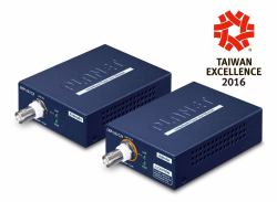 PLANET LRP-101C-KIT moltiplicatore di rete Ricevitore e trasmettitore di rete Blu 10, 100 Mbit/s (1-PORT LONG REACH POE OVER - Coax Ext Kit LRP-101CH+CE - -20 to 70 Degree C, up to 1KM - Warranty: ...