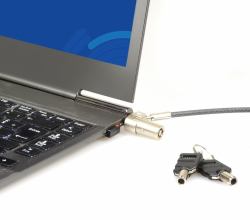 Port ConnectÂs Slim security cable lock - Security cable for ultrabooks and devices with a T security slot. Slim size : 12mm keyed tubular barrel adapted to thin notebooks and allowing an optima...