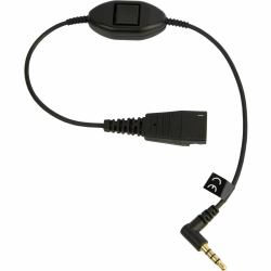 Jabra 8800-00-103 auricular / audífono accesorio (LINK MOBILE QD TO 3.5 MM W.PTT - SUPERVISOR CORD)