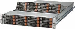 Supermicro CSE-826SE1C-R1K02JBOD telaio dell'apparecchiatura di rete (Supermicro CSE-826SE1C-R1K02JBOD [EOL] 2U SC826S JBOD w/SAS3 Single Expander & 1K Redundant - Black)
