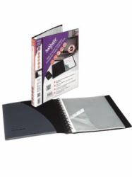 Snopake 15780 portafolio para presentaciones 40 bolsillos A4 (Snopake ZipIt ReOrganiser Display Book 40 Pocket / 80 sides to view A4 Black- 1 Book)