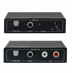 Vivolink VLEXTA170 extensor audio/video Transmisor y receptor de señales AV Negro (Audio Extender kit 100m - . - Warranty: 60M)