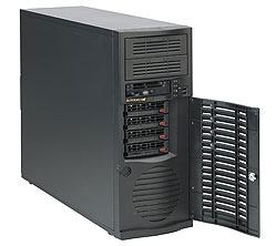 Supermicro SuperChassis 733TQ-668B Midi Tower Nero 668 W (Supermicro SC733 TQ-668B - tower - udv)