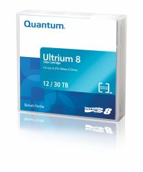 Quantum Ultrium 8 Bar Code Labeled Cinta de datos virgen 12 TB LTO 1,26 cm (Cartridge Quantum LTO8 12/30TB pre-labeled random labels included)