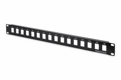 Digitus Pannello patch modulare, 16 porte (DIGITUS MODULAR PATCH PANEL - UNSHIELDED)
