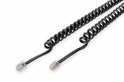 Digitus Cable espiral modular UAE (UAE CONN.CABLE 2.00M 4X7X0 12MM - UNSHIELDED FLAT CABLE HELICACK)