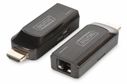 Digitus Juego de miniextensores HDMI (MINI HDMI EXTENDER SET - FULL HD 50M CAT6/6A/7 BLACK)