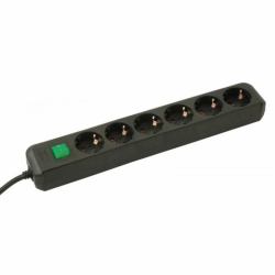 Brennenstuhl Eco prolunghe e multiple 1,5 m 6 presa[e] AC Nero (brennenstuhl Eco-Line - stikdÃ¥se)