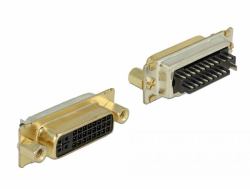 DeLOCK 65884 cavo di collegamento DVI 24+5 Nero, Oro (Delock - video-konnektor - DVI-I)
