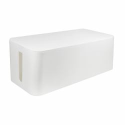 LogiLink KAB0063 organizador de cables Caja de cables Blanco 1 pieza[s] (Cable box, 407 x 157 x 133.5 - mm, white KAB0063, Cable box, - White, Plastic, 135 mm, 400 mm, 160 mm - Warranty: 48M)
