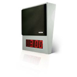 Valcom IP Speaker Clocks Reloj de pared digital Plaza Negro, Gris (VALCOM INFORMACAST VIP-411 DIG CLOCK)