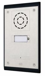 2N Telecommunications 9153101 Negro, Plata portero automático (2N IP UNI 1 BUTTON)