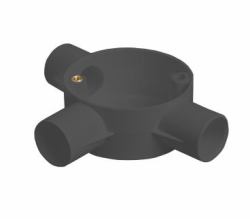 Titan CJB253BK accesorio para microconducto de fibra óptica (TITAN 25MM 3 WAY TEE BOX BLACK)