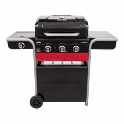 Char-Broil GAS2COAL 330 Grill Carbone + gas naturale Zona cottura Nero, Rosso, Acciaio inossidabile (CHARBROIL GAS2COAL BBQ)