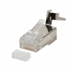LogiLink MP0030 cavo di collegamento RJ45 (Modular Plug RJ45 Cat.8.1 + - Cat.6A, 10 pcs., shielded 10 - pcs - Warranty: 48M)